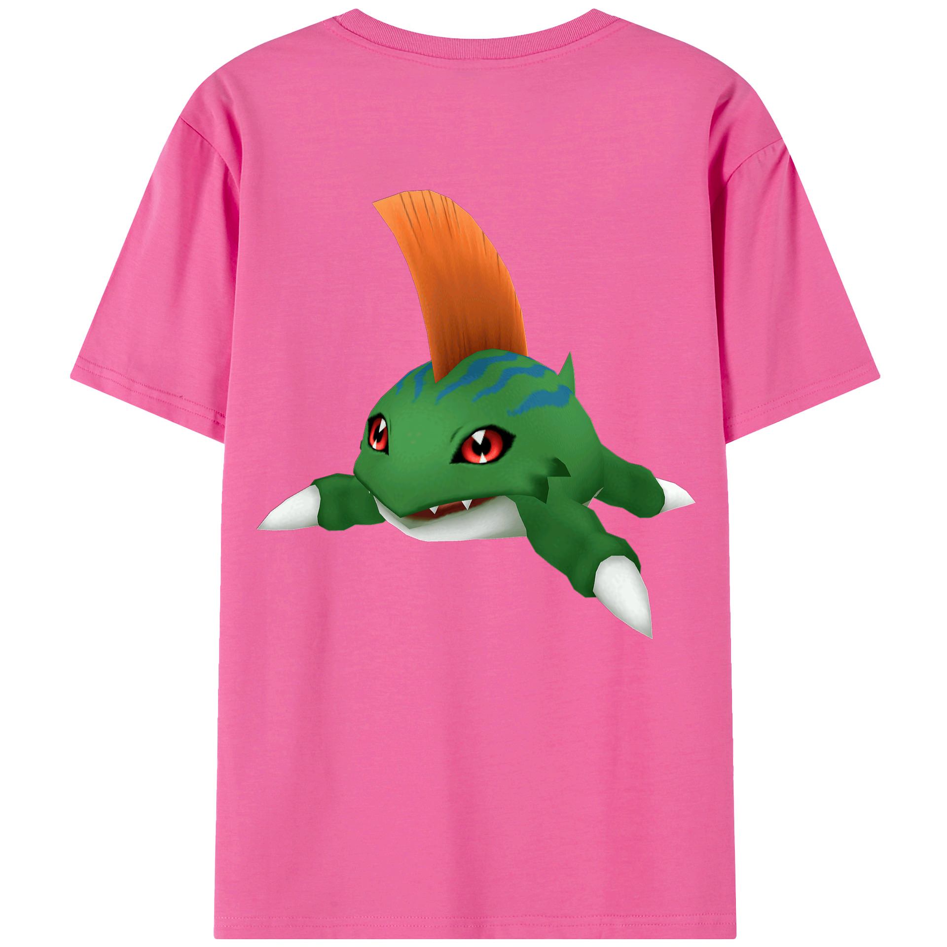 （画像用） Digimon デジタルモンスター/デジモン レディース半袖Tシャツ(バックプリント)